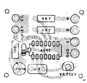 Four CD4047 Inverter circuit 60W-100W 12VDC to 220VAC