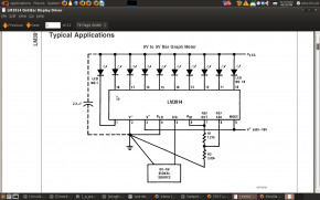 0-5 volts bar graph meter by LM3914