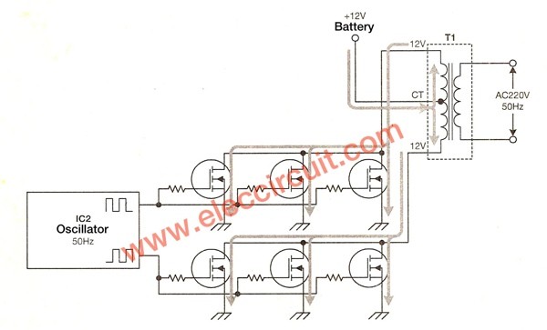 500W power inverter circuit using SG3526-IRFP540 - KD ...