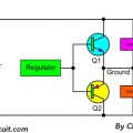 bloock diagram of power supply splitter circuit