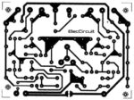 PCB layout 40W Amplifier OCL 2N3055 MJ2955