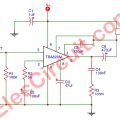 circuit of power amplifier mini 2w + 2w using TBA820