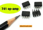 741 op-amp DIP 8 pins