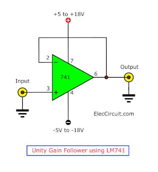 unity-gain-follower-by-ic-lm741