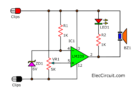 low volt alarm using comparator