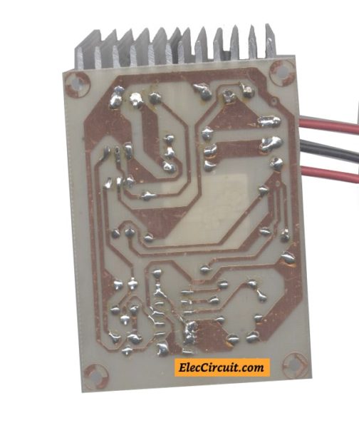 Soldering devices on copper layout