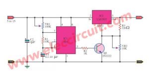 Pulse Generator by IC LM350T and 555