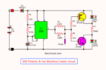555 Polarity Car Electrical Probe tester circuit