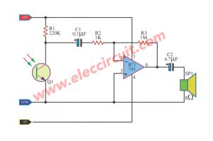 light-to-sound-wave-receiver-using-ic-741