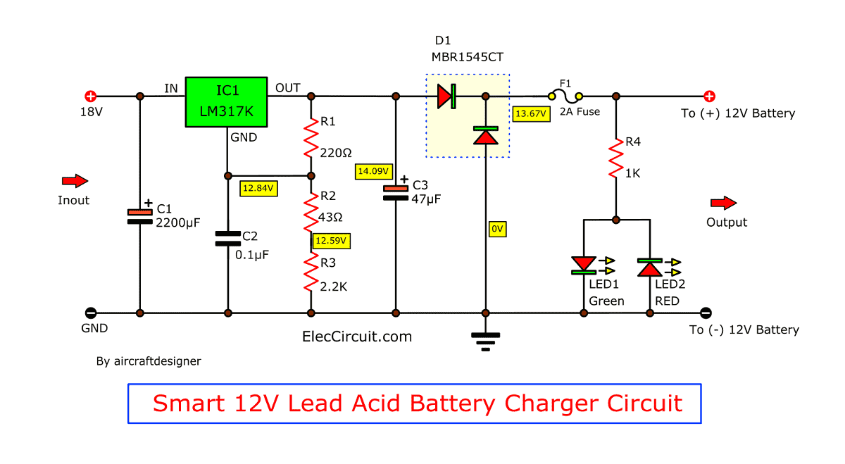 24v Solar Battery Charger Circuit Diagram