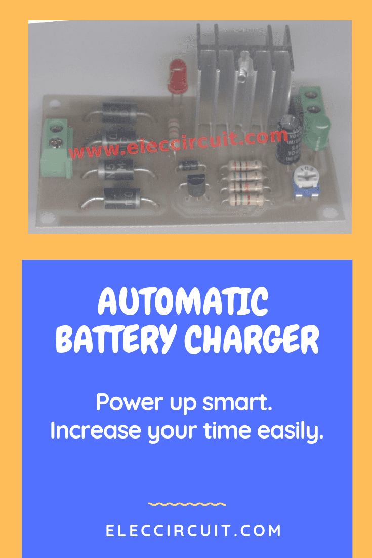 Automatic Battery Charger Circuit projects Circuit Diagram