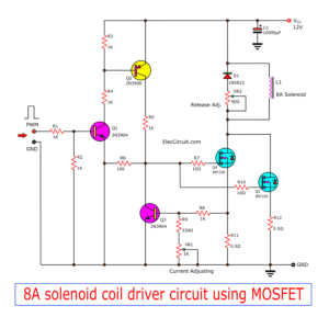 solenoid coil driver circuit