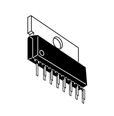 Package of HA13118 BTL amplifier