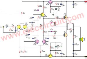 First simple mosfet amplifier circuit by K134+J49