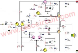 First simple mosfet amplifier circuit by K134+J49