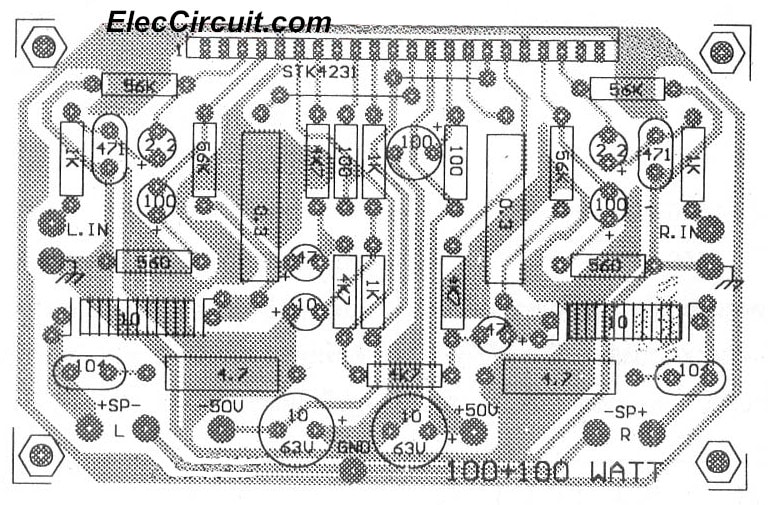 100 Watt Mosfet Power Amplifier - Home Wiring Diagram