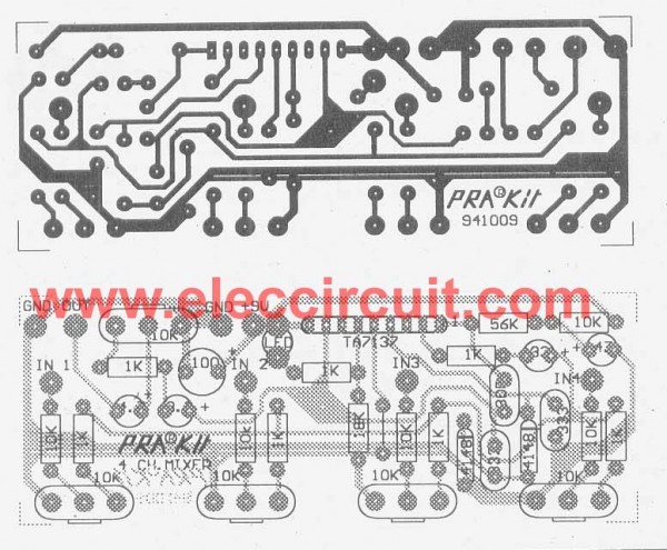 pcb-of-micro–mixer-circuit-by-ta7137