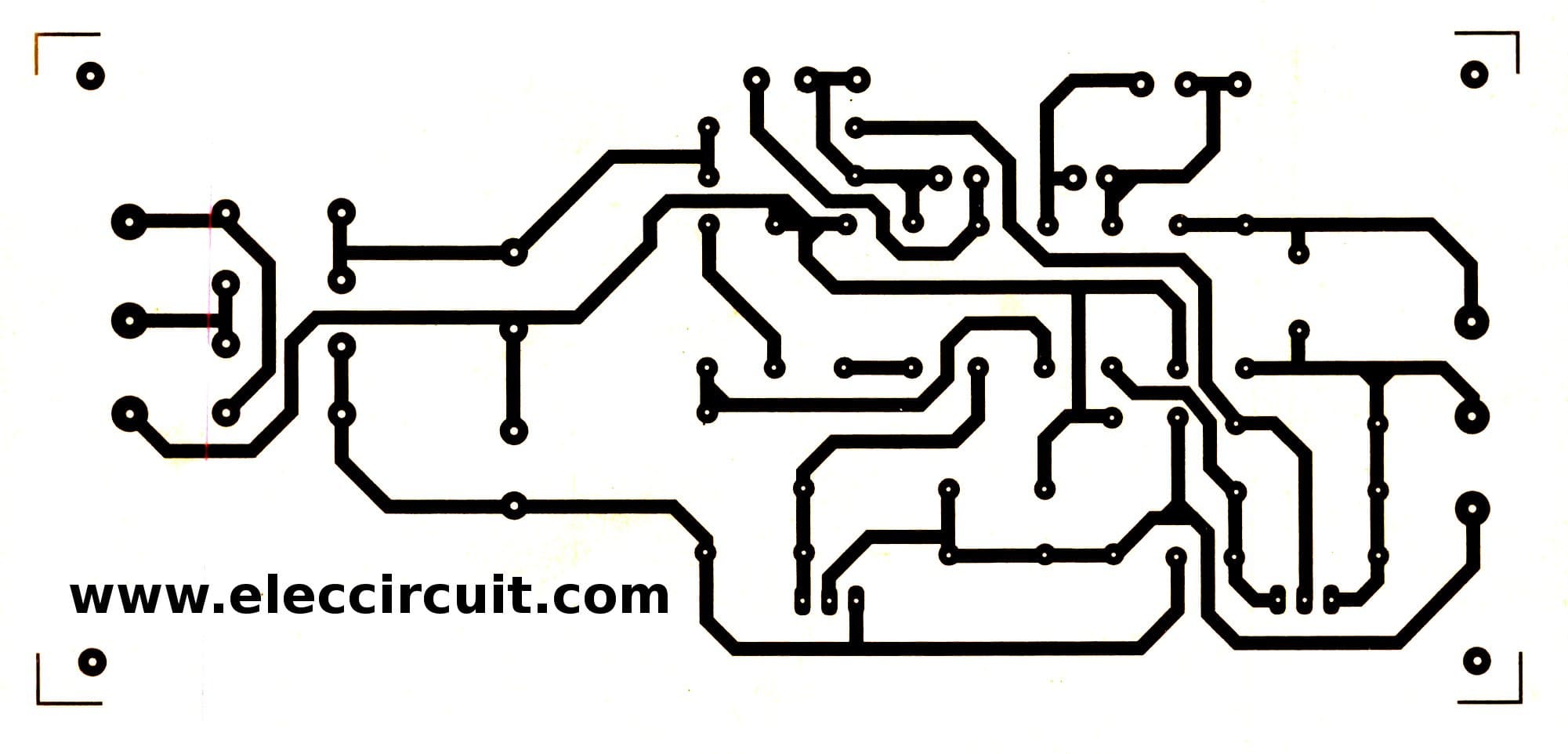 pcb layout of 0 60 volt dc variable power supply using lm317lm0337