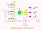 AC Dancing light 4500 watts using opto isolator