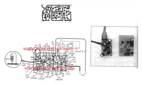 pcb-layout-of-the-receiter-circuit-of-remote-control