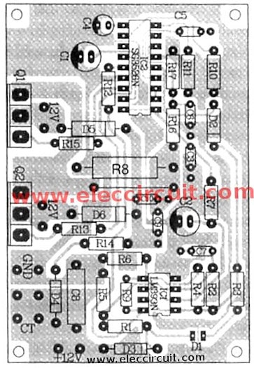 components layout 200w inverter circuit