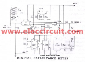 Digital capacitor meter projects easy to build