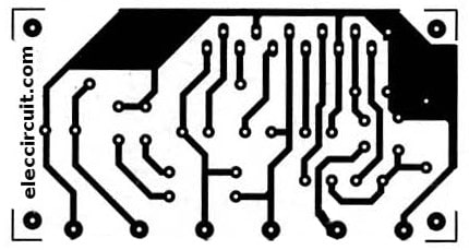 PCB of HA13001 audio car amplifiers