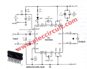 Car Audio amplifier circuit 50W-65W