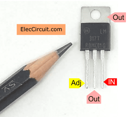 LM317 Pinout on TO-220