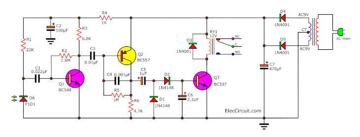 IR - infrared receiver circuit | ElecCircuit.com