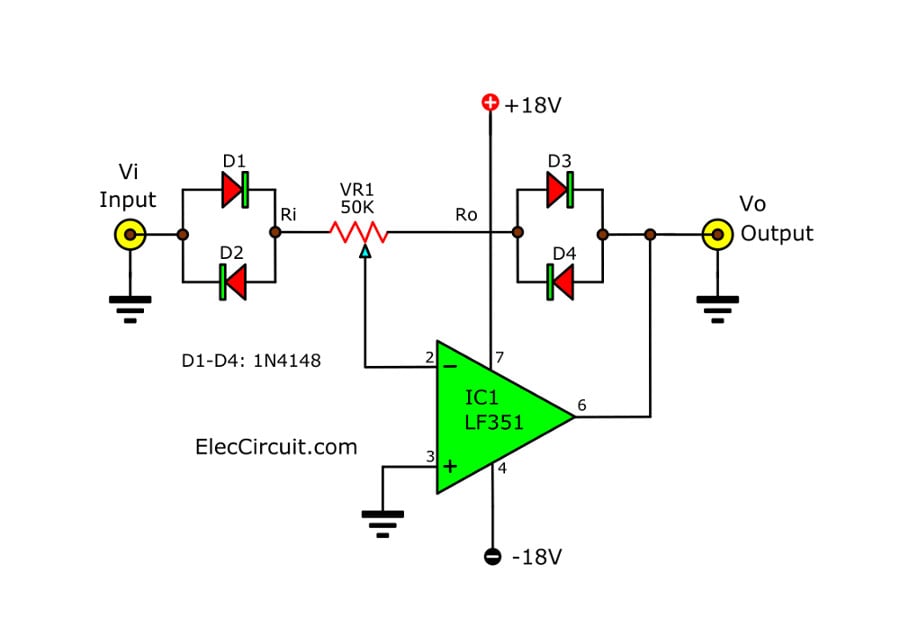 Signal amplifier circuit diagram