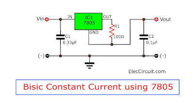 basic current constant using LM7805