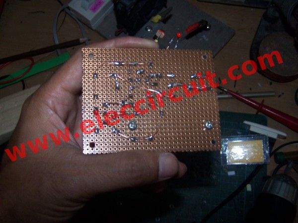 3-the bottom layout that to assemble all components on Perforated board