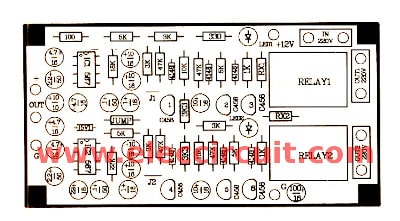 Components layout Receiver infrared remote control