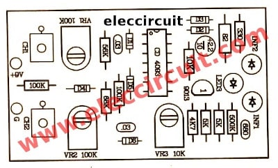 Components layout infrared remote control transmission