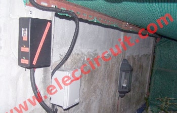 Installing night solar automatic switch project