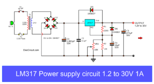 100+ Power supply circuit diagram with PCB - ElecCircuit.com