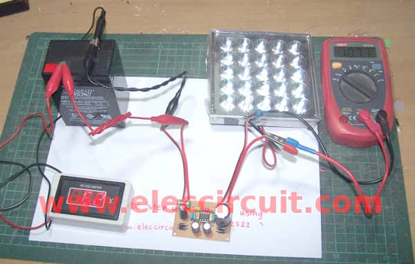 Use 12V LED Lamp by 6V battery