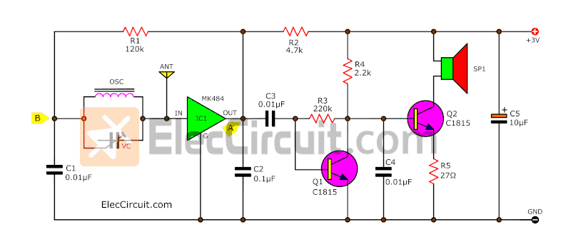 Audio Transmitter And Receiver Circuit Diagram