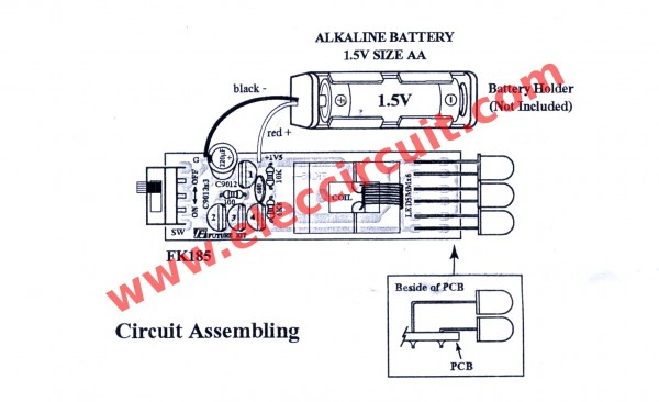 Components layout and circuit assembling