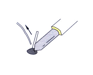 04-pull solder out, and still tip at solder joint for 3 second