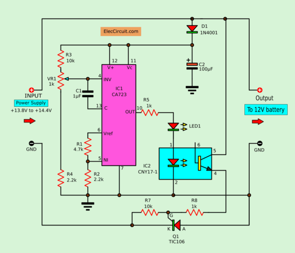 Adding Automatic charging to normal power supply