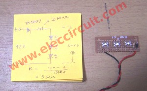 circuit-diagram and assemble 12V LED light