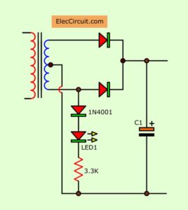 The LED will outage immediately when switched off