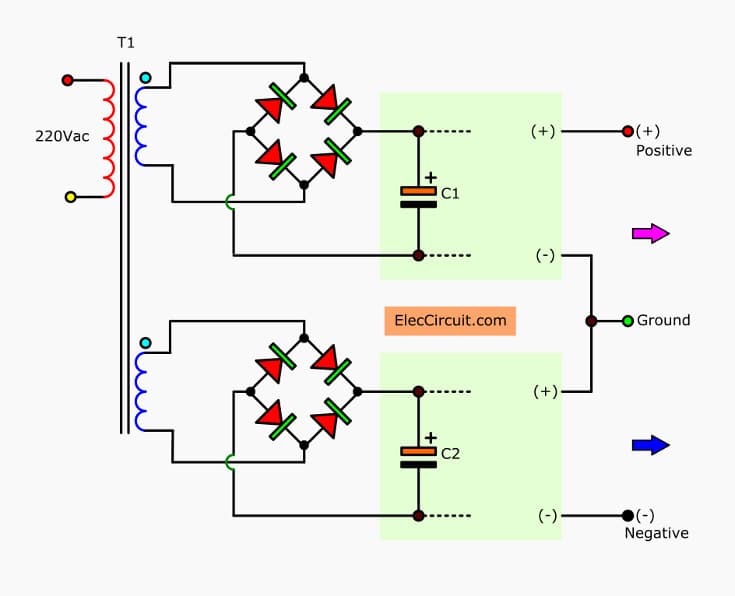 Simple Variable power supply circuit 0-30v 2A ...