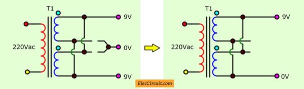 how to modify the transformer to higher output current