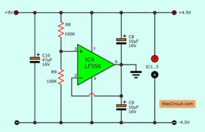 the single DC supply to dual voltage