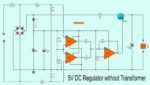 5 volts DC Regulator without Transformer Using MOSFET