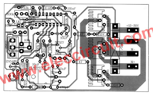 PCB layout- 20A 12V,24V DC motor controller