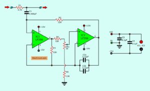 Hum filter using the electronic coil